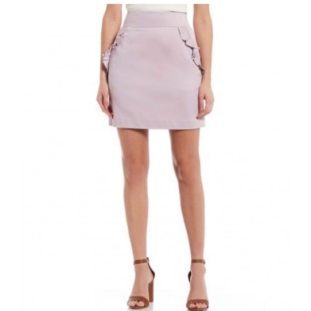 Gianni Bini megan ruffle mini skirt